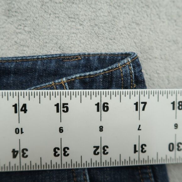 Ralph Lauren Jeans Women's 10 Blue Mid-Rise Newbury Denim Cropped 25.5" Inseam - Picture 3 of 14